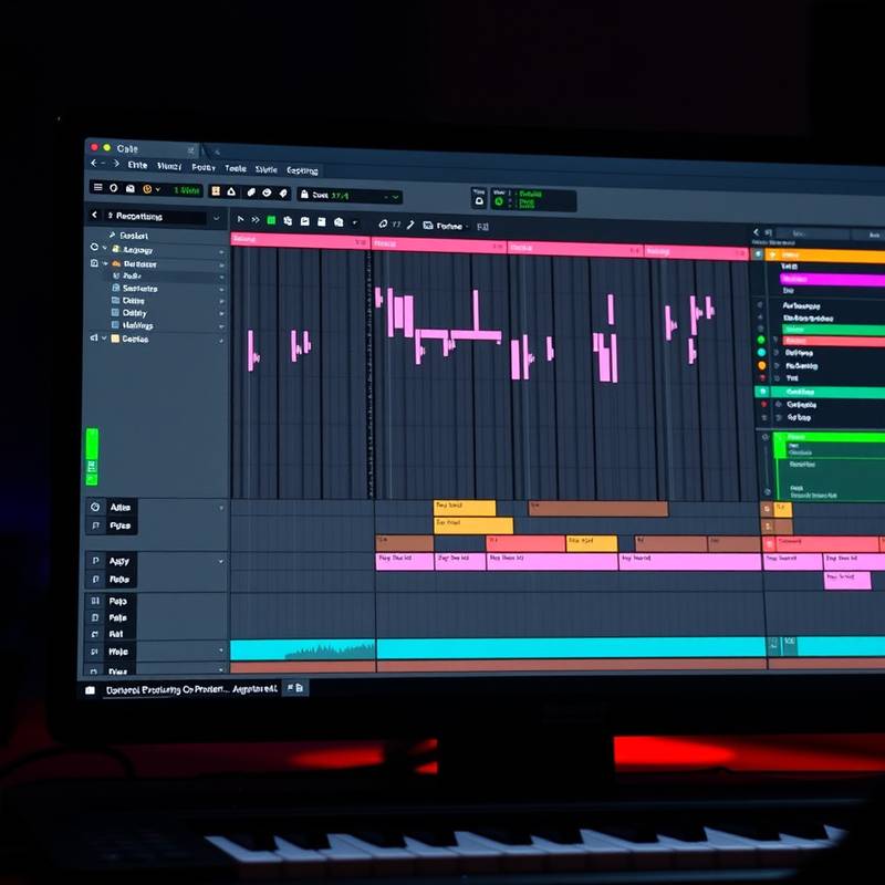 Ableton Live 11 interface med en musikproduktion session åben.